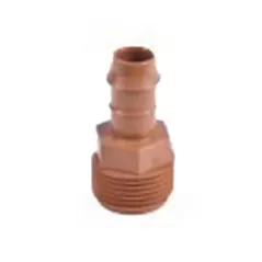 17 mm x 3/4" Brown Acetal Adapter | DIG15049
