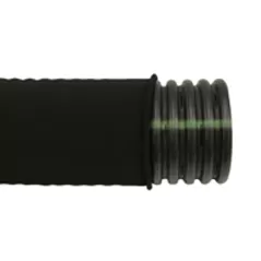 ADS Drainage Pipe, Plain-End HDPE Single Wall with Sock Perforated Black 8" x 20' | DPE08730020