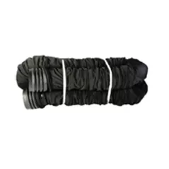 ADS Bend-A-Drain Drainage Pipe, HDPE Single Wall with Sock Perforated Black 3.3" x 25' | DPE337325BS