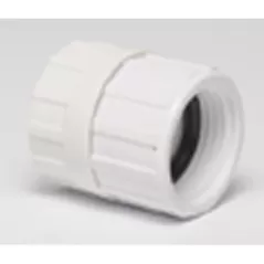 3/4" FHT Swivel x FIPT White PVC Hose Coupling | DUR530008