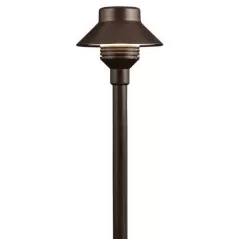 1.6 W Bi-Pin G4 LED Flat Black Die-Cast Aluminum Zoning Path Light | FXLTMLED20W18RFB