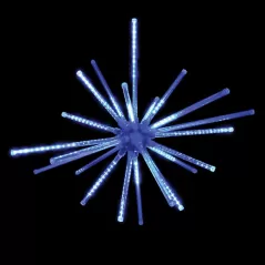 28" Blue Low Voltage Combo A LED 3D Meteor Burst | HBL3D28MBRSTABL