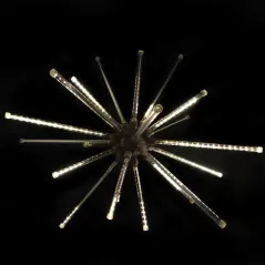 28" Warm White Low Voltage Combo A LED 3D Meteor Burst | HBL3D28MBRSTAWW
