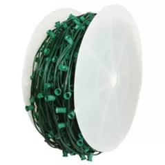 18 AWG 12" 1000' Green C9 SPT-2 Socket Wire | HBLACC91000GC12S