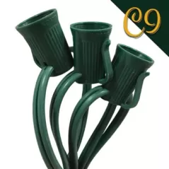 C9 Socket Wire 12" 500' Green | AC-C9500GC-12