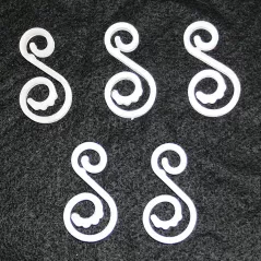 Plastic For Hang Light Links S-Hook | HBLACPSH500