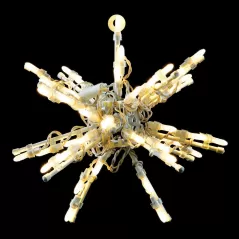 12" Warm White Metal Frame LED 3D Star Burst | HBLLED3D12STBWW