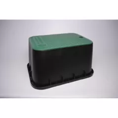 15" x 21" x 12" Rectangular Green Box Irrigation Control Valve Valve Box | DUB151