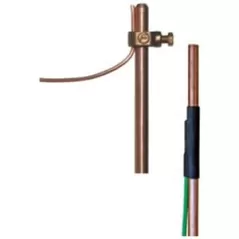 5/8" x 8' 10 AWG with Welded Insulated Conductor Copper Clad Ground Rod | ELEW5815
