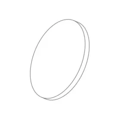 0.13" Frosted Glass For MR-16 Lamps Lens