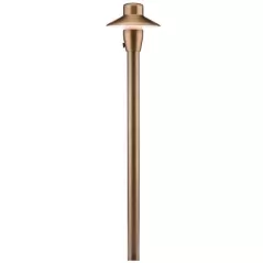1.6 W Ceramic Bi-Pin G4 2700K LED Antique Bronze Midgrade Brass Path Light | FXLCPL420W18RAB