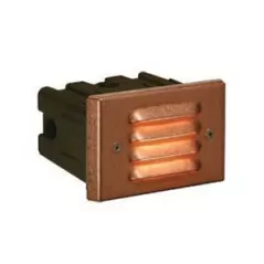 2 W 2700K Integrated LED Black Stamped Copper Zoning/Dimmable Wall Light | FXLCPZD1LEDFB