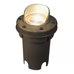 Camo Bronze Die-Cast Brass and Composite with Ring Faceplate Well Light | FXLFCNLRGCB