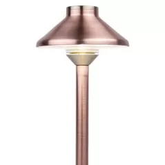 18" Flat Black For JS DM CV CA Series (1) 39 Lumens 2 W 50000 hr LED Path Light Grande Series Riser Assembly