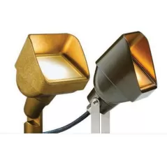 12.6 W 2700K/4500K/5200K Integrated LED Bronze Metallic Die-Cast Aluminum/Brass LC Series 95 Degrees Beam Zoning Up Light | FXLLC3LEDBZ