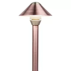 FX Luminaire Top Assembly, 4.4" Bronze Metallic Copper/Brass For Petite Risers in Path Lights | SC LEDTABZ