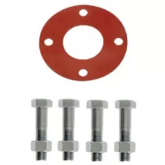 2" MJ 150 psi Styrene Butadiene Rubber Full Face For Cast Iron and Ductile Iron Valves Bolt and Gasket Set | GKRBP020