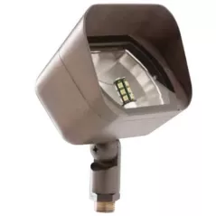 50 W Bi-Pin GU5.3 3000K T4 Textured Bronze Aluminum Contemporary Series Flood Light | HAL923008