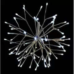 Warm White Twinkle LED 16" Powder Coated Frame LED 3D Starlight Cluster | HBL3D16STLCLWWTW