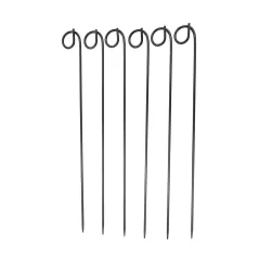 36" Metal For Decorate Pathways and Driveways with Light Strands such as C7/C9 Socket Strands and Rope Lighting Yard Stake | HBLAC36CRLQSTK