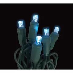 2.4 W per Set 26' Teal Commercial Grade LED Light Set | HBLLED5MM50TL