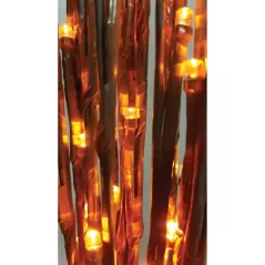 32" L Orange LED Low Voltage 3-Set Twing Light | HBLLEDTWIG60OR