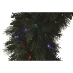 Red Blue Green Amber Yellow 5 mm LED 48" Mixed Noble Series Hinged Wreath | HBLMWR48MULEDH