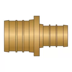 1-1/4" x 1" PEX Lead-Free Brass Coupling | HLN29238NL