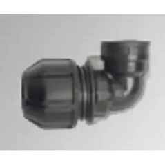 1" Compression x MIPT HDPE 90 Degrees Elbow | HRC7522044