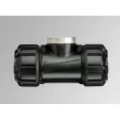 1" Compression x Compression x FIPT HDPE Service Tee | HRC75251444