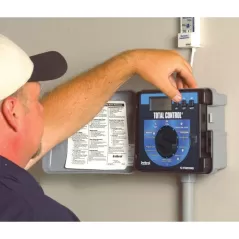 15 Stations Outdoor 10-1/2" x 5" x 8-1/2" R Series Hybrid 4-Program Commercial Controller | IRRTC15EXR