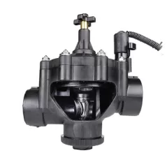 3" Glass Reinforced Nylon 20 - 220 psi 100S Series Electric with Flow Control Globe/Angle Valve | IRR100P030S