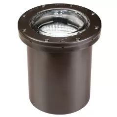 50 W PAR36 Halogen Architectural Bronze Thermoplastic Composite Resin In-Ground Enclosed Well Light | KIC15194AZ