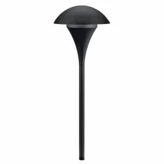 75 W Medium A19 Incandescent Textured Tannery Bronze Aluminum Path Light | KIC15236TZT