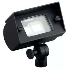 18 W Incandescent Textured Black Aluminum Mini Wall Wash Light | KIC15476BKT