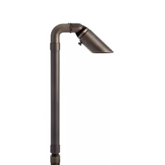 1" x 12" Centennial Brass For 12 V Landscape Lights Male/Female Riser