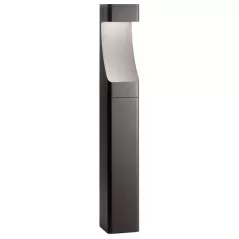 11.6 W Wedge Incandescent Textured Architectural Bronze Aluminum Textured Bollard Path Light | KIC15848AZT