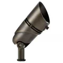 12 W 3000K Integrated LED Centennial Brass 60 Degrees Wide Flood Large Adjustable Accent Light | KIC16020CBR30