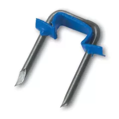 1/2" Graphite Metallic with Blue Insulated For 14/2 and 12/2 Non-Metallic BX MC AC and UF Cable Staple | KNGMSI1525T