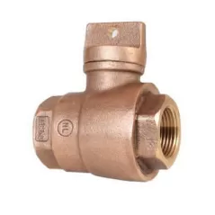 1-1/2" FNPT Lead-Free Bronze T-5500NL Series Curb Stop | LEG314257NL