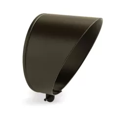 3.75" x 5" Textured Architectural Bronze Aluminum For 120 V 15241AZT 15241BKT 15241MST Die-Cast Aluminum Cowls PAR30 Medium Cowl