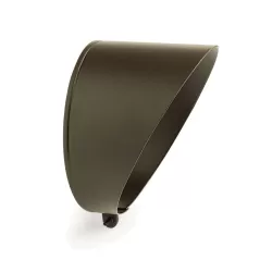 5" x 6.75" Textured Architectural Bronze Aluminum For 120 V 15251AZT 15255BKT 15255MST Die-Cast Aluminum Cowls PAR38 Medium Cowl
