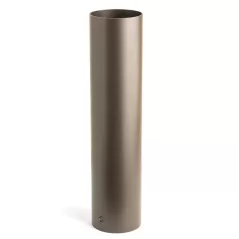 18" Textured Architectural Bronze Aluminum For 15005 15011 15205 15211 Fixtures Bollard Mounting Kit