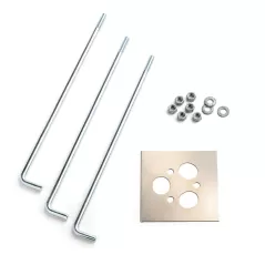 Steel For Bollard Mounting Kits Bollard Template Kit