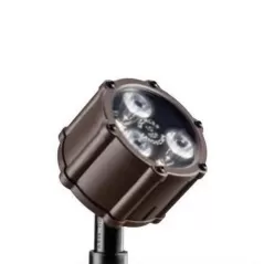 13.5 W 3000K LED Textured Architectural Bronze Die-Cast Aluminum Design Pro Series 10 Degrees Spot Beam Accent Light | KIC15731AZT