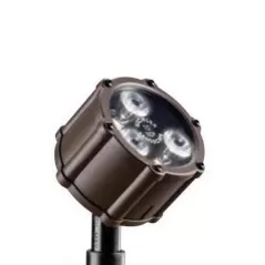 13.5 W 3000K LED Textured Architectural Bronze Die-Cast Aluminum Design Pro Series 10 Degrees Spot Beam Accent Light | KIC15731AZT