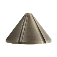 0.86 W 2700K Integrated LED Centennial Brass Mini Deck Light | KIC15765CBR27