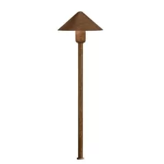 12.9 W 3000K Integrated LED Textured Tannery Bronze Aluminum Path Light | KIC15839TZT30R
