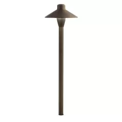 9 W 2700K Integrated LED Centennial Brass Traditional Path Light | KIC15878CBR27