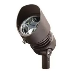 32.5 W 2700K Integrated LED Textured Architectural Bronze Die-Cast Aluminum Design Pro Series 35 Degrees Flood Beam Accent Light | KIC16007AZT27
